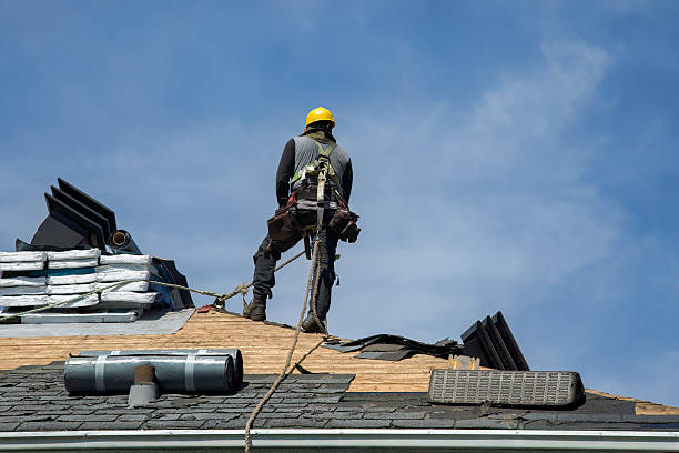 Professional Flat Roof Repair technician working in Lowell, AR